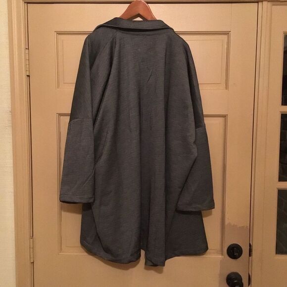 Grey Lab Oversized Coat with Big Pocket - Picture 8 of 10